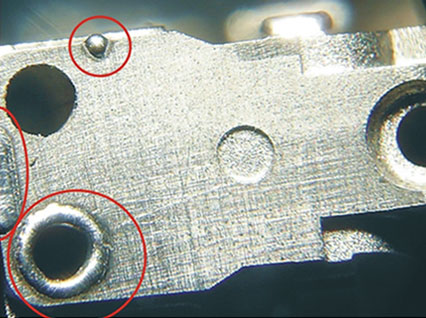 <a href='http://m.hnsnmzgyp.com/product/3.htm' class='text_a'>模具激光焊機</a>修復(fù)模具效果